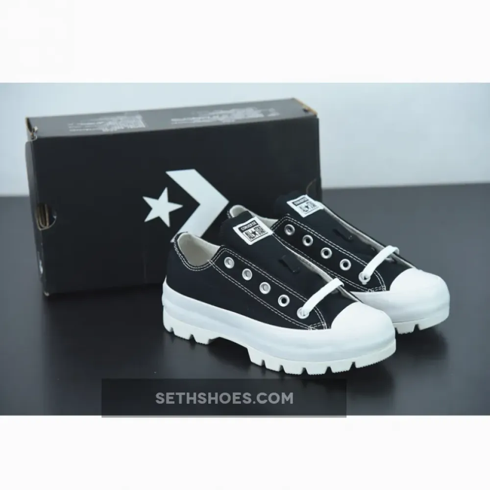 Converse Lugged Canvas Chuck Taylor All Star Low Top Black/White  567681C