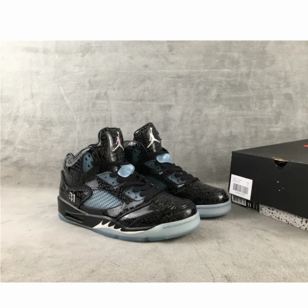 Air Jordan 5 Retro Doernbecher Black/White-Black 633068-010