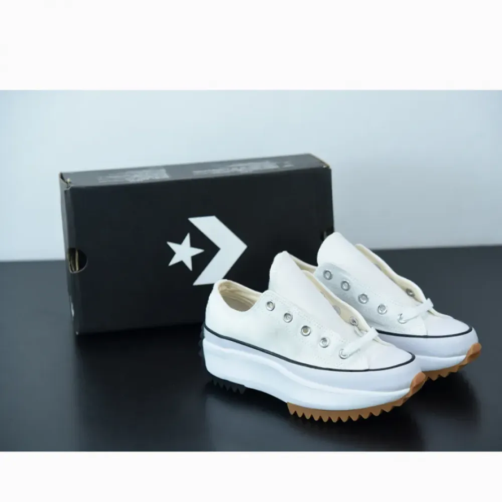 Converse Run Star Hike Low Top White Black Gum  168817C