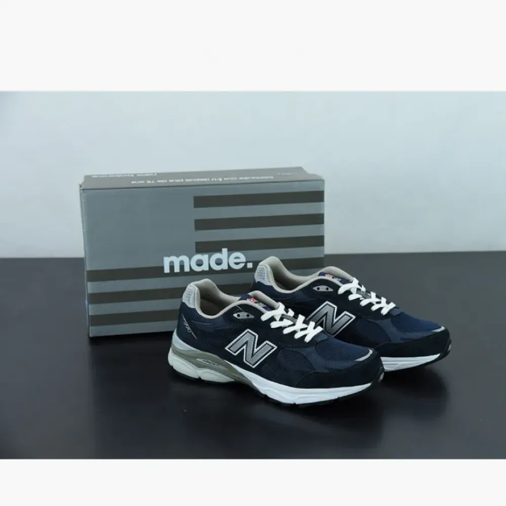 New Balance 990v3 Navy White  M990NB3