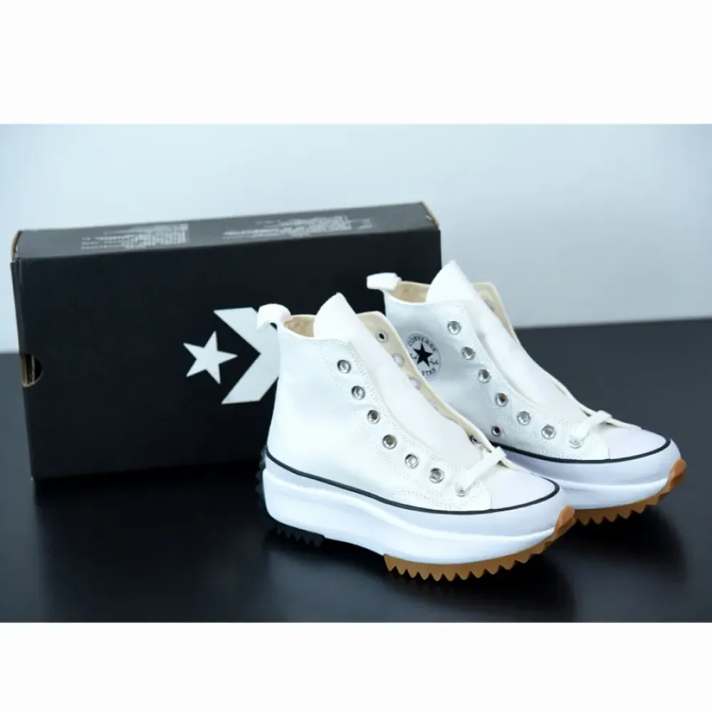 Converse Run Star Hike High White Black Gum  166799C