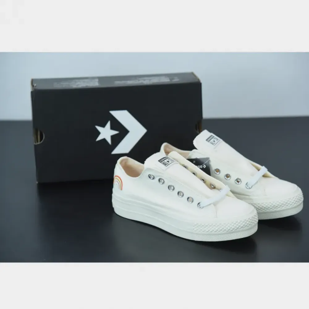 Converse Summer Spirit Platform Chuck Taylor All Star Low Top White 571924C