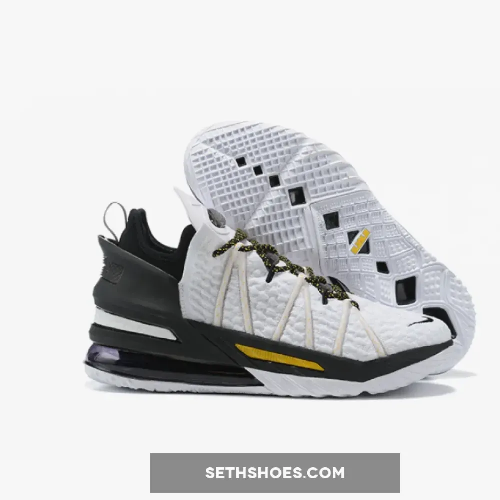 Nike LeBron 18 ‘Home’ White/Amarillo-Black  CQ9283-100