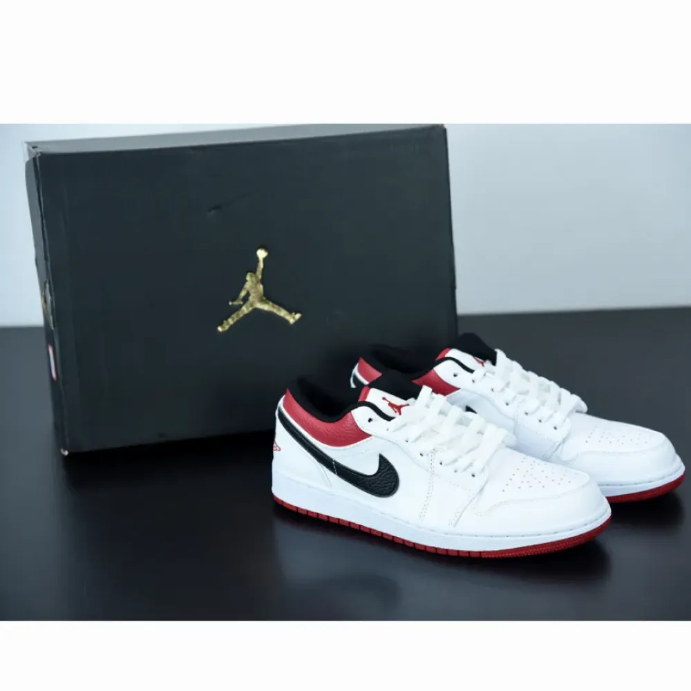 Air Jordan 1 Low ‘White Gym Red’  553560-118