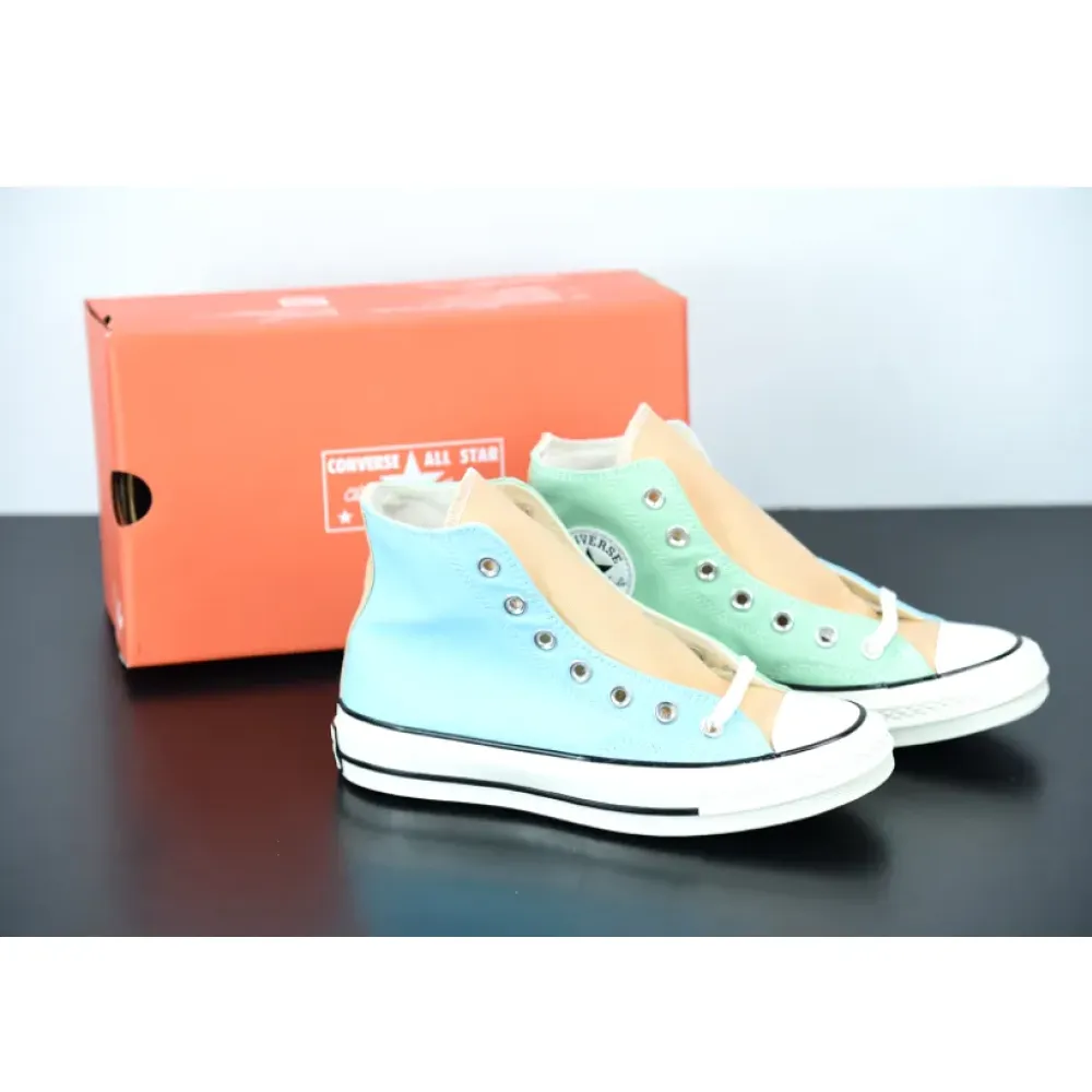 Converse Tri-Panel Chuck 70 High Top Enamel Mint/Cyan Tint 171124C