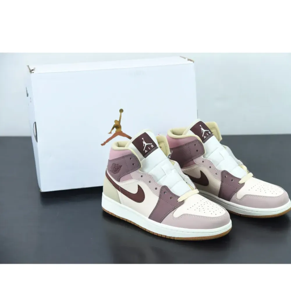 Air Jordan 1 Mid Brown Tan  DO7440-821