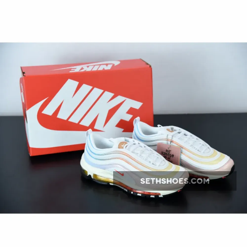 Nike Air Max 97 “The Future is in the Air” Sail/White-Infrared  DD8500-161