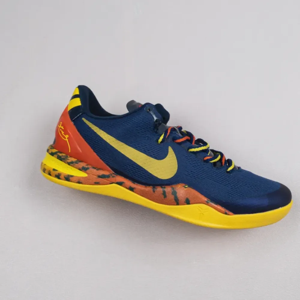 Nike Kobe 8 System ‘Barcelona’ Deep Royal/Team Orange  555035-402
