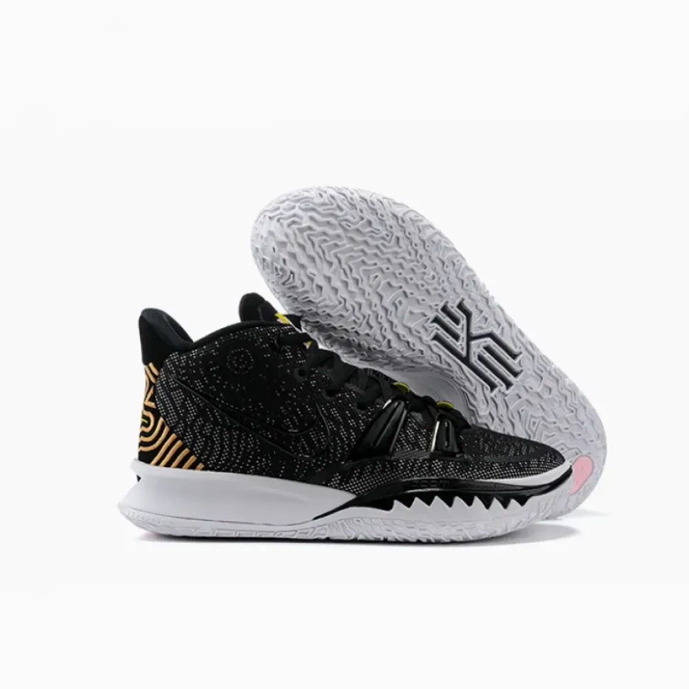 Nike Kyrie 7 ‘Embroidered Heels’ Black Yellow Pink CQ9326-005