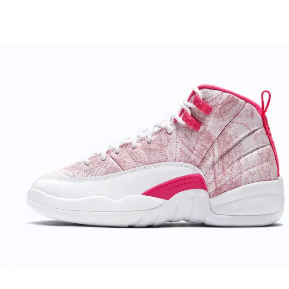 Air Jordan 12 GS ‘Ice Cream’ White/Arctic Punch-Hyper Pink  510815-101