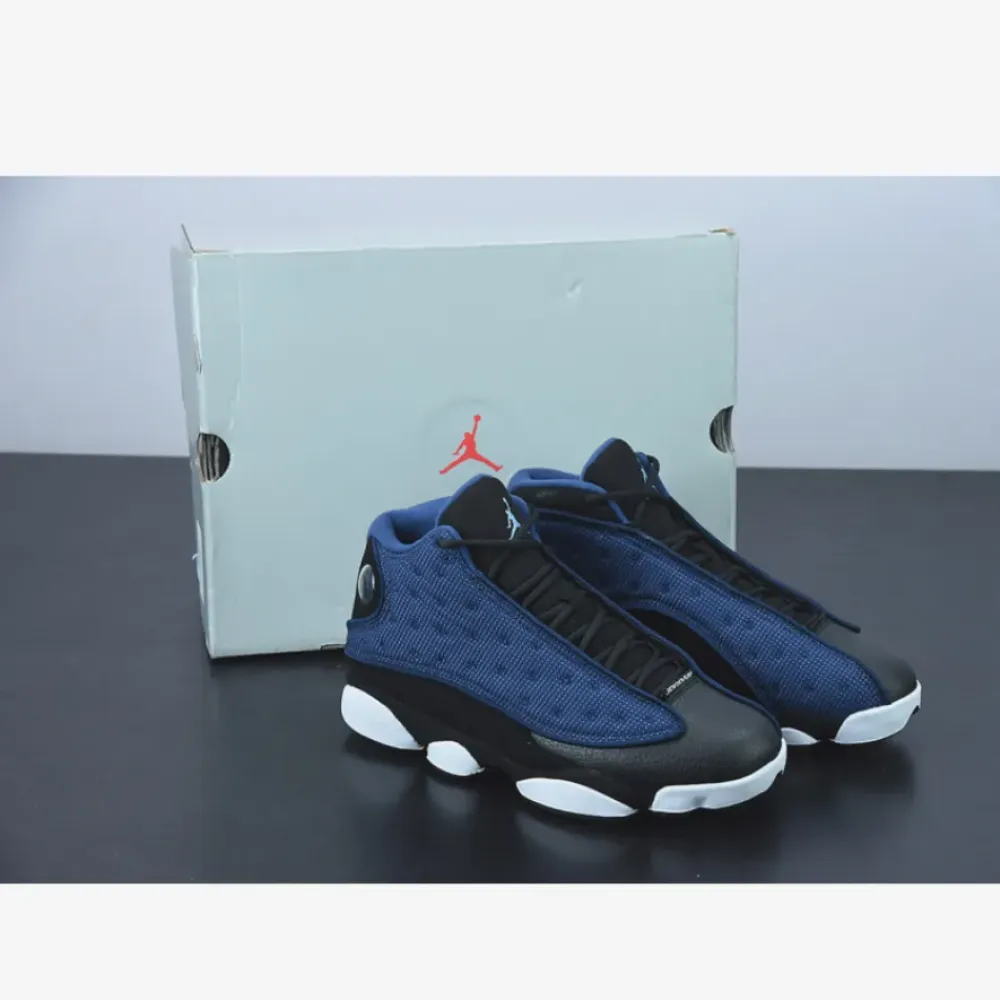 Air Jordan 13 “Brave Blue” Navy/Black-White-University Blue  DJ5982-400