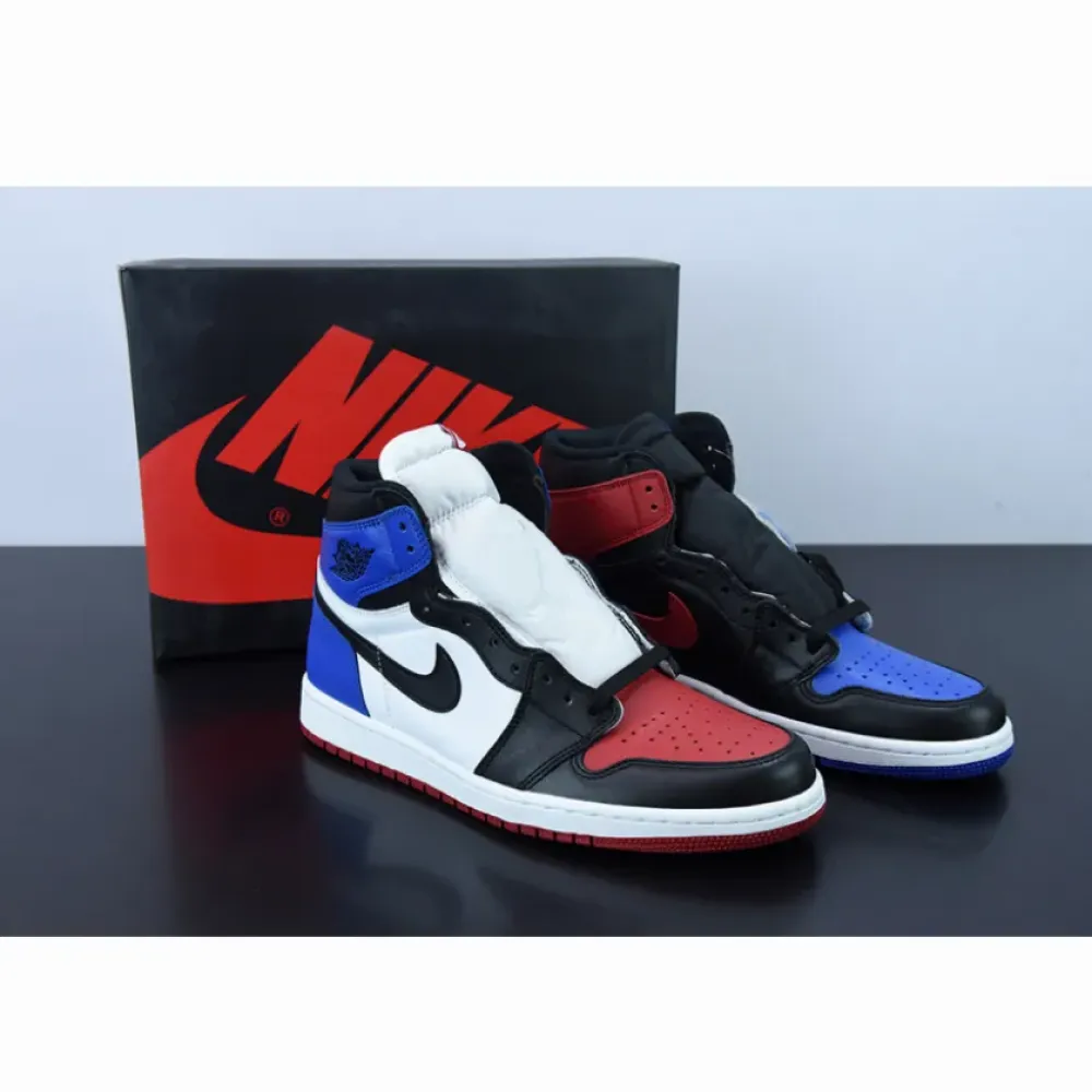 Air Jordan 1 Retro High “Top 3” Black/White-Varsity-Royal-Varsity Red 555088-026