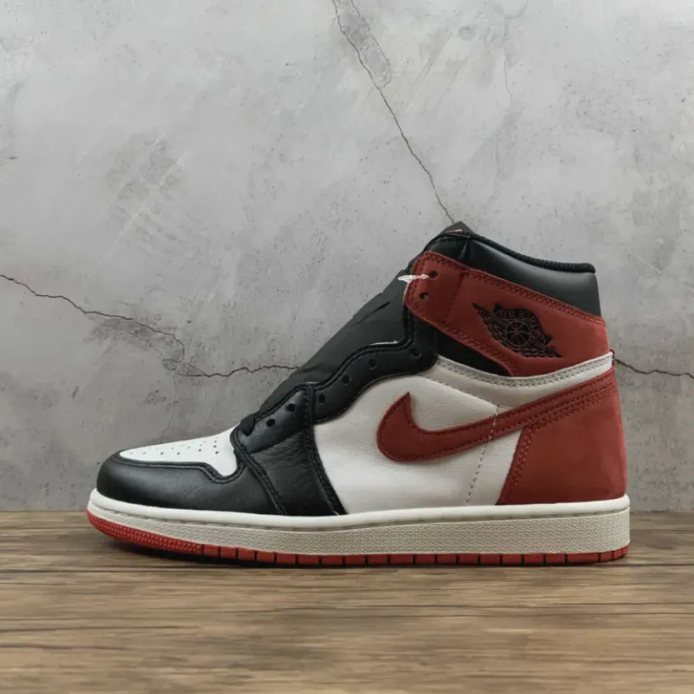 Air Jordan 1 Retro High OG “6 Rings” Summit White/Track Red-Black  555088-112