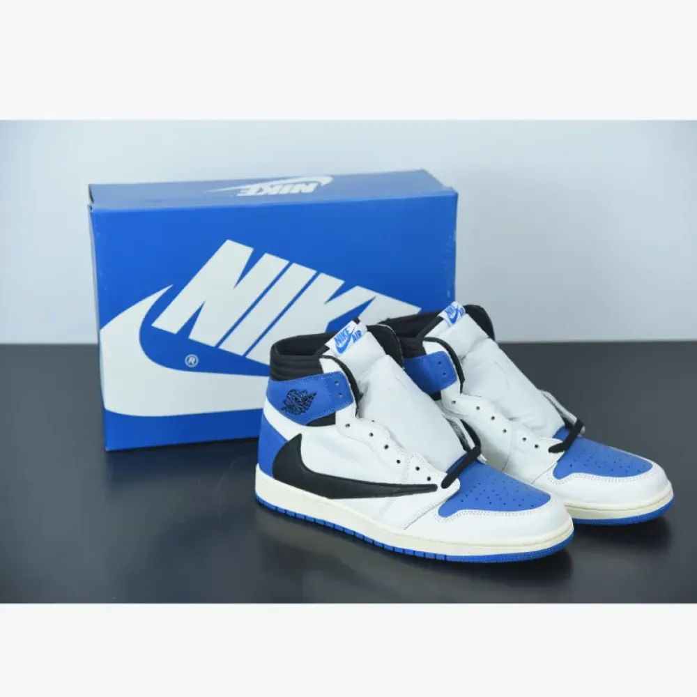 Travis Scott x Fragment x Air Jordan 1 High OG SP “Military Blue” DH3227-105