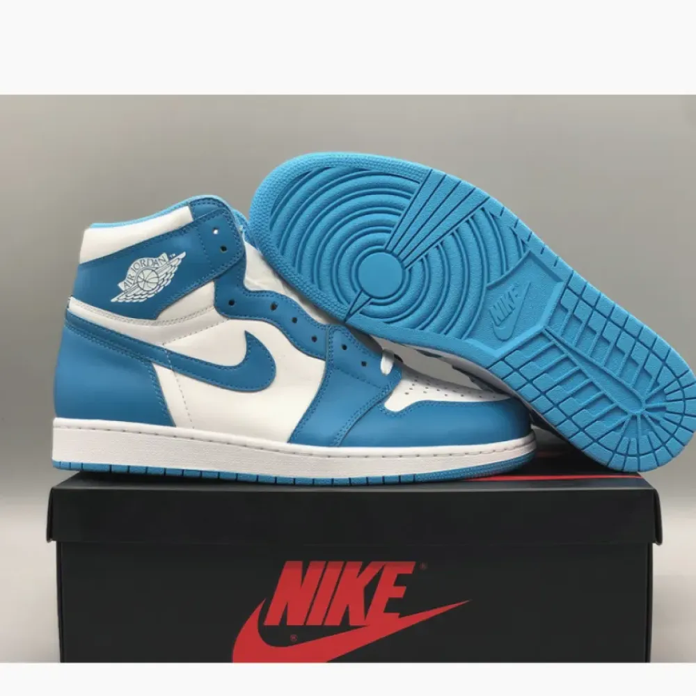 Air Jordan 1 Retro High OG “UNC” White/Light Powder Blue-White 555088-117
