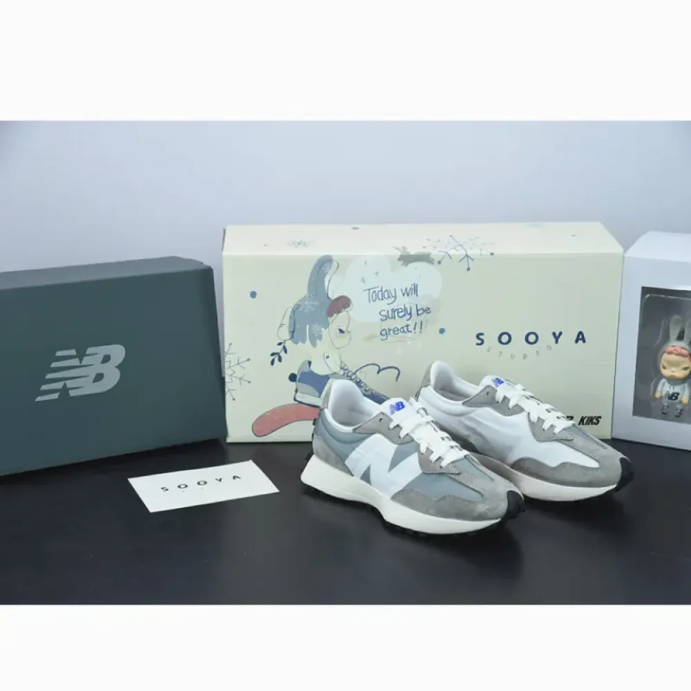 New Balance 327 Grey White  MS327LAB