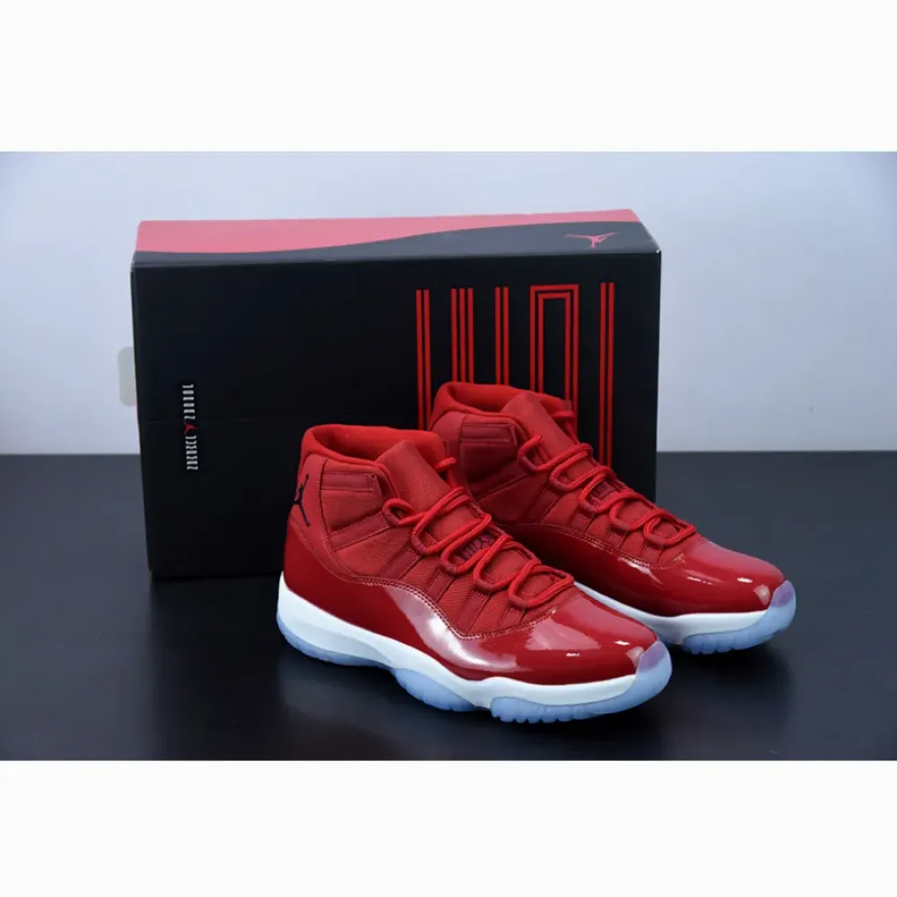 Air Jordan 11 Retro “Win Like 96” Gym Red/Black  378037-623