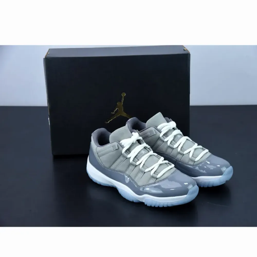 Air Jordan 11 Low “Cool Grey” Medium Grey/Gunsmoke-White  528895-003