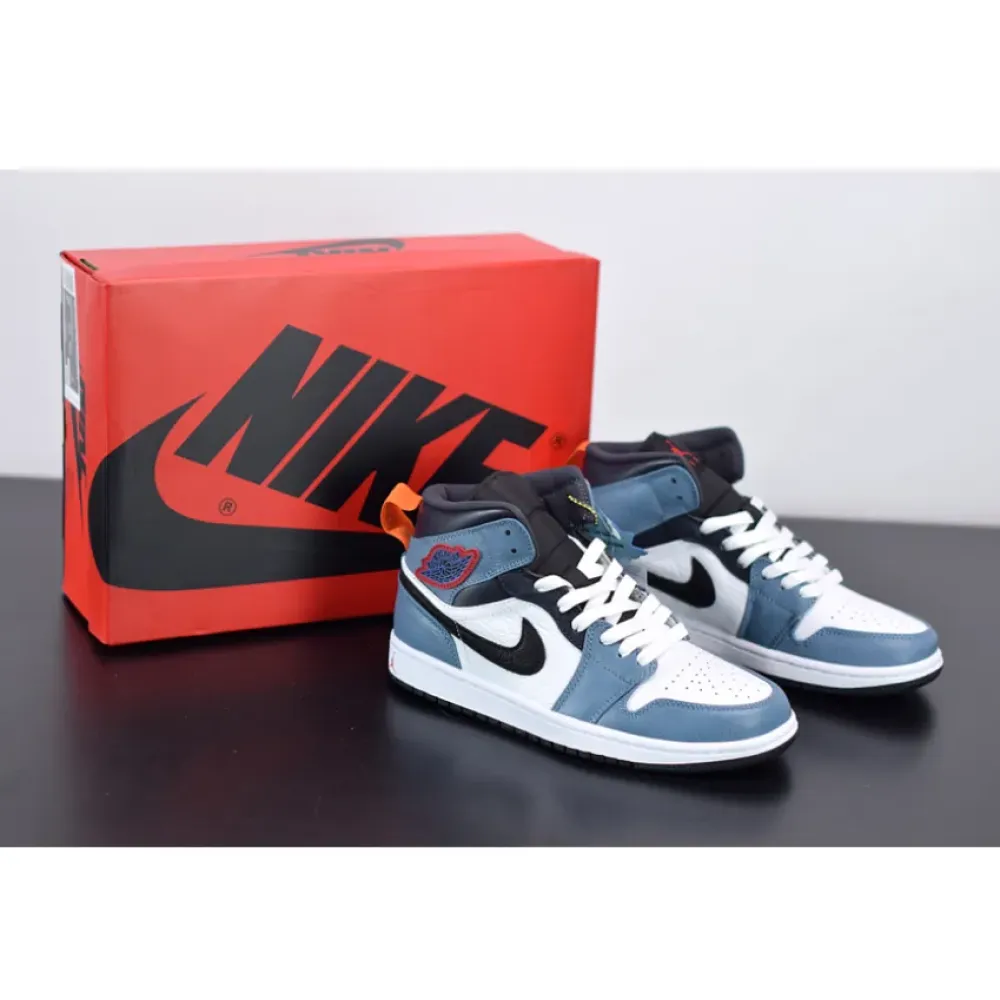FACETASM x Air Jordan 1 “Fearless” Blue White  CU2802-100