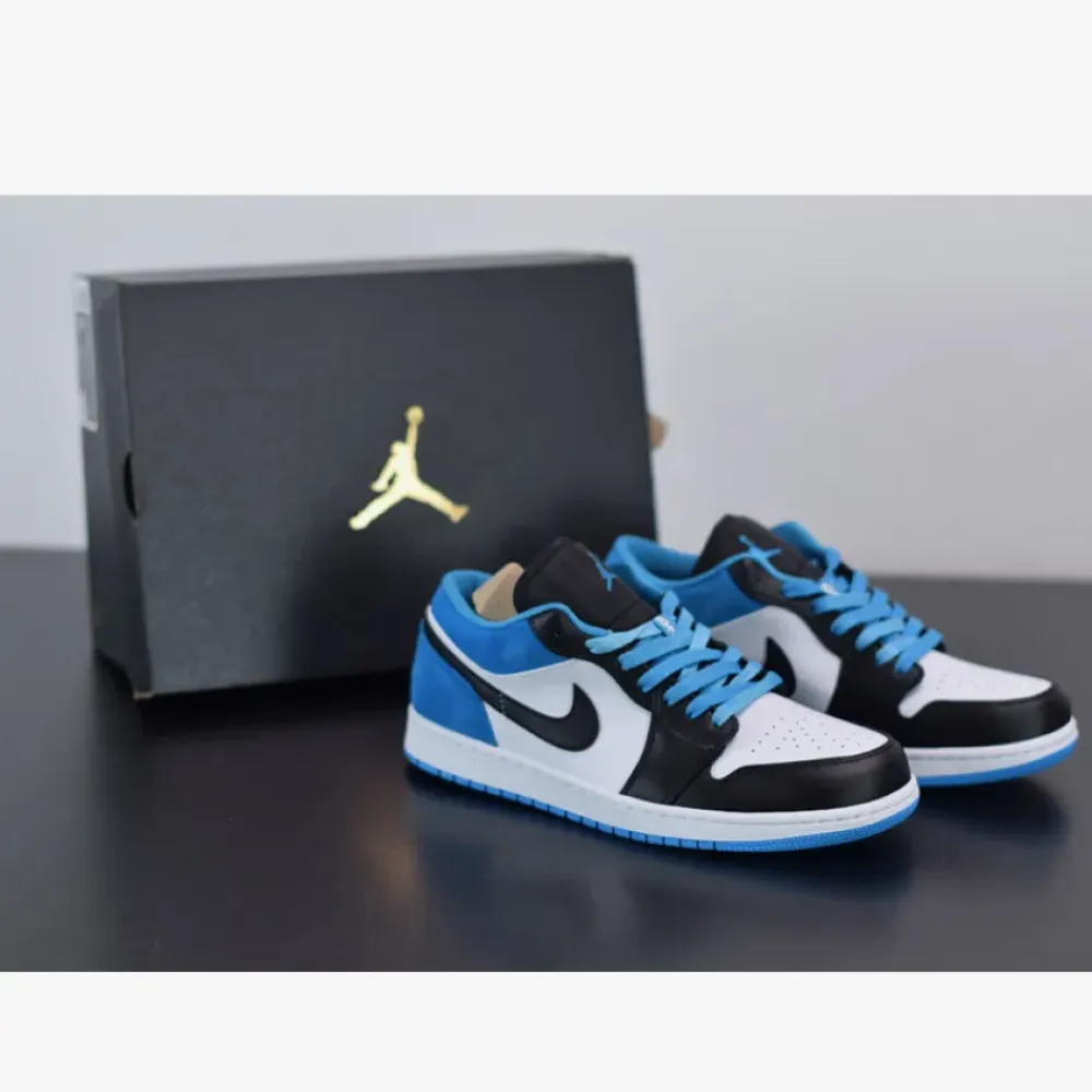 Air Jordan 1 Low SE Black/Laser Blue-White  CK3022-004