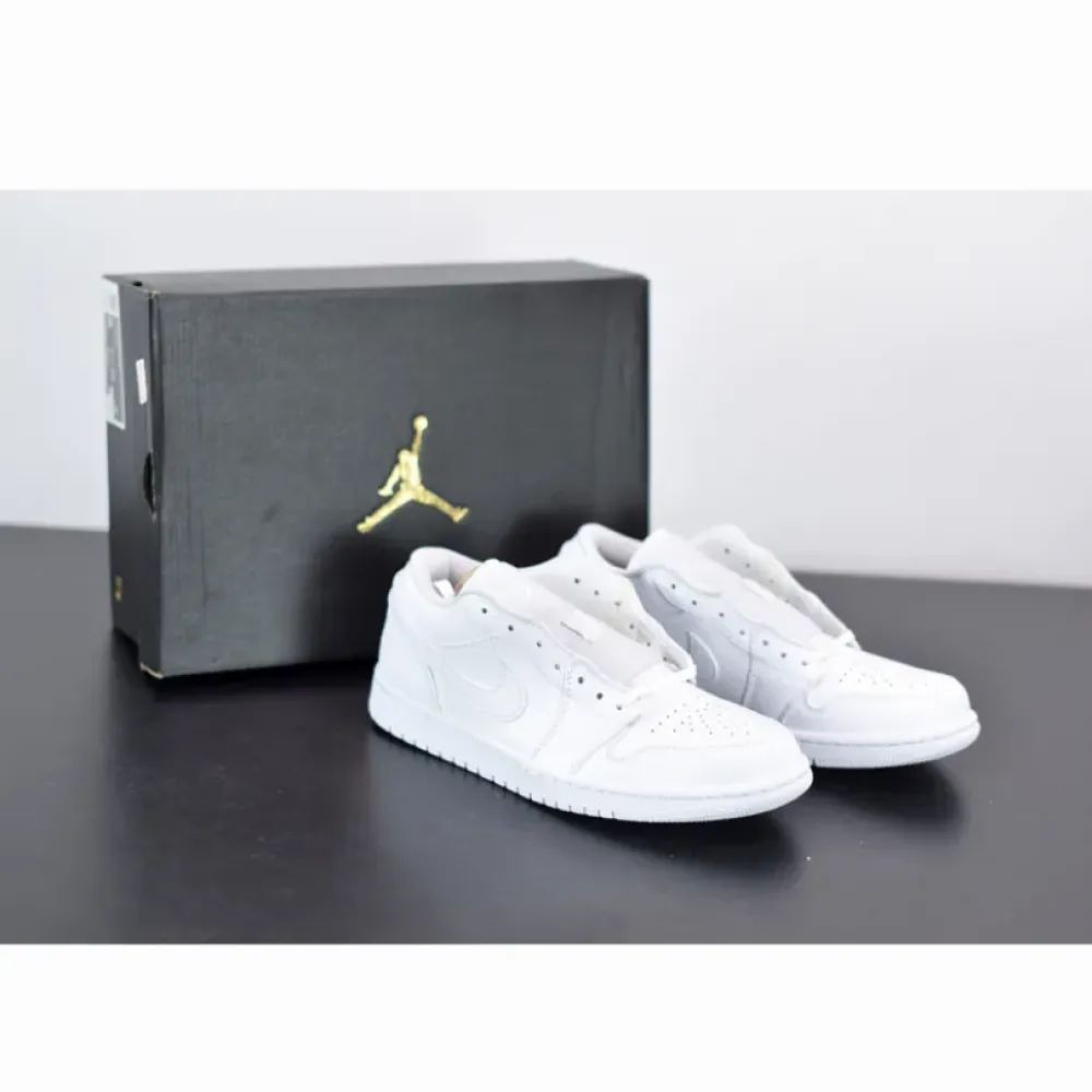Air Jordan 1 Low ’Triple White’  553558-130