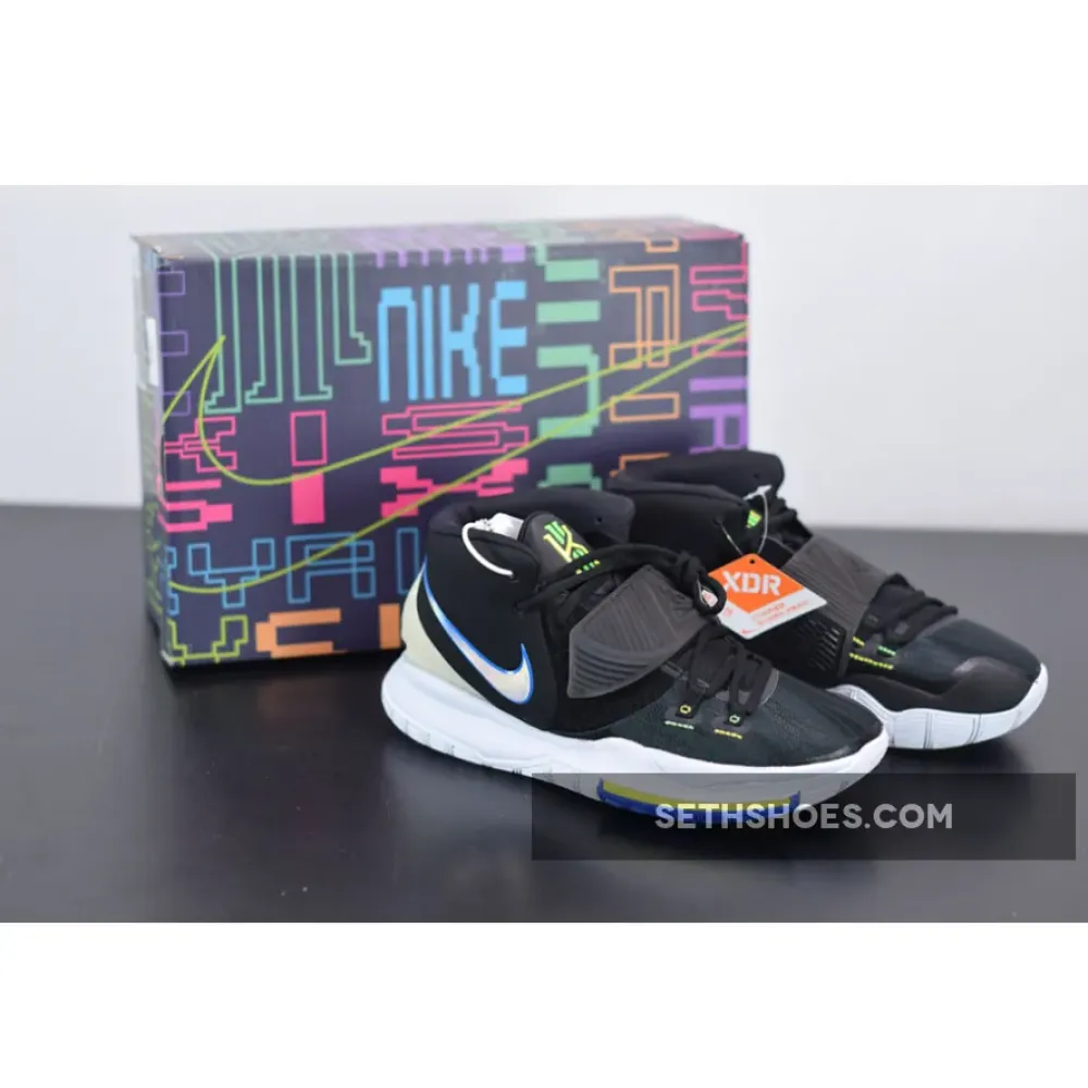 Nike Kyrie 6 “Shutter Shades” Black/White-Soar-Dynamic Yellow  BQ4630-004