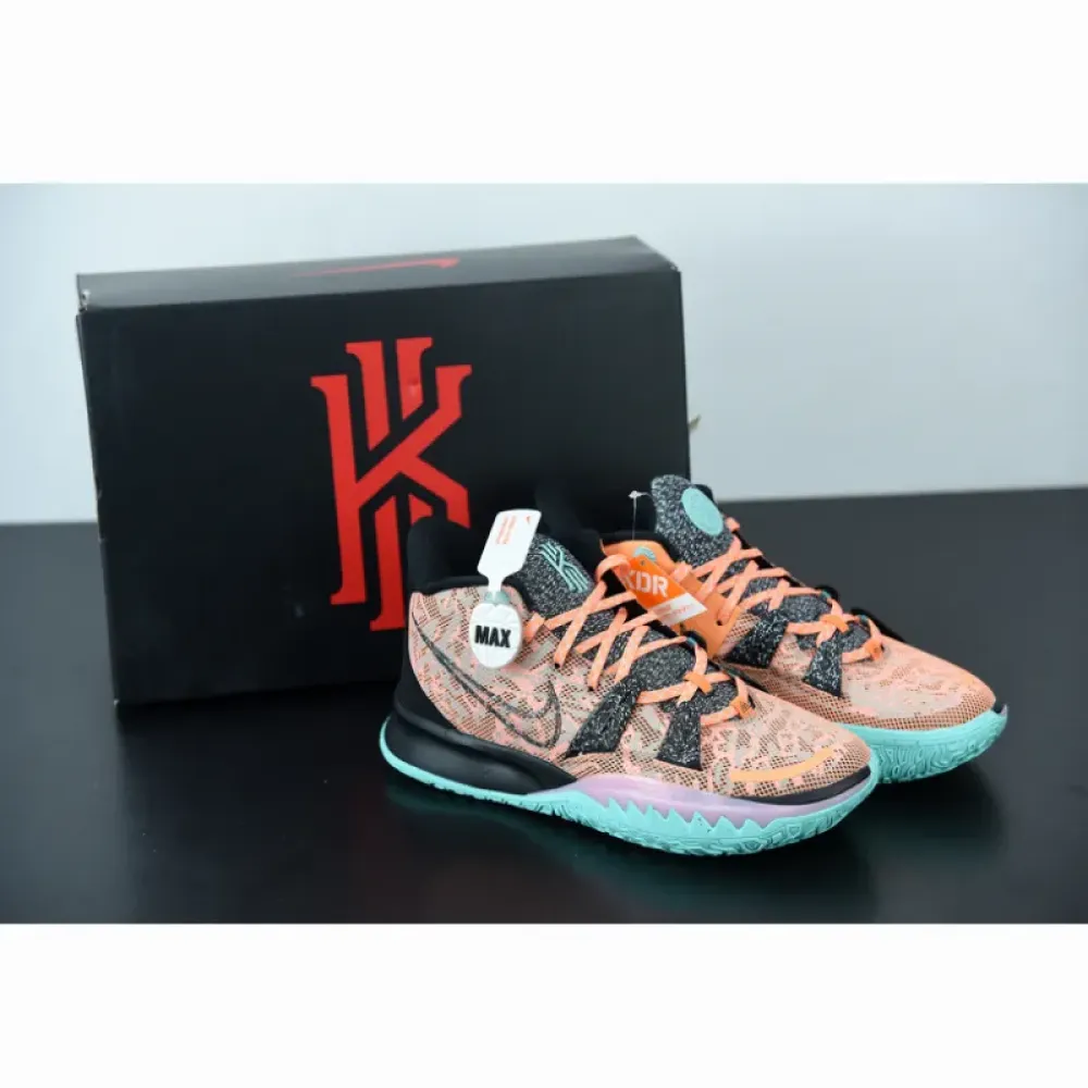 Nike Kyrie 7 “Play for the Future” Atomic Orange/Tropical Twist-Black  DD1447-800