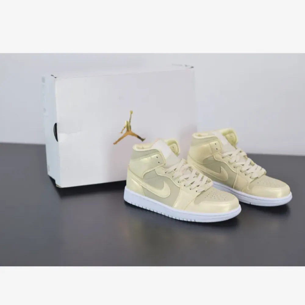 Air Jordan 1 Mid Lemon Yellow  CK6587-200
