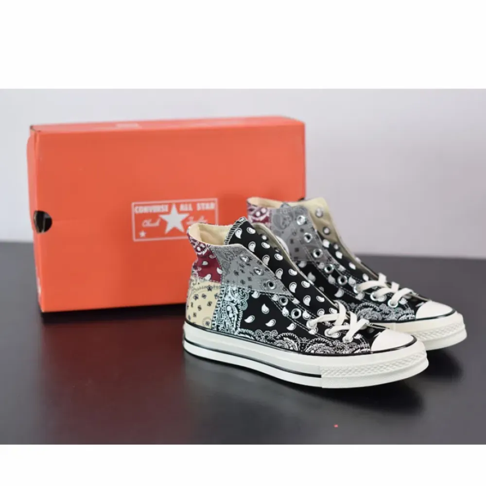 Offspring x Conver Chuck 70 High ‘Paisley Patchwork’ Black/Multi-Color 169880C