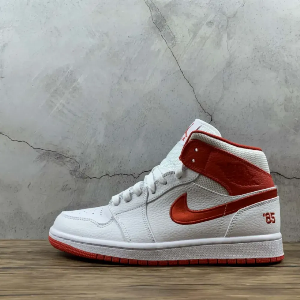 Air Jordan 1 Mid “’85” White Red Blue  DH0200-100