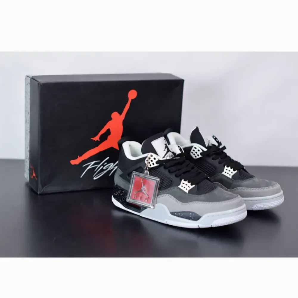 Air Jordan 4 “Fear” Black/White– Cool Grey-Pure Platinum  626969-030