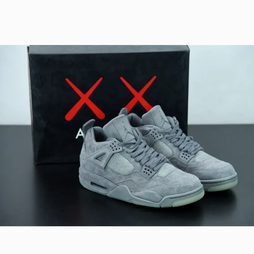 Air Jordan 4 “KAWS” Cool Grey/White  930155-003