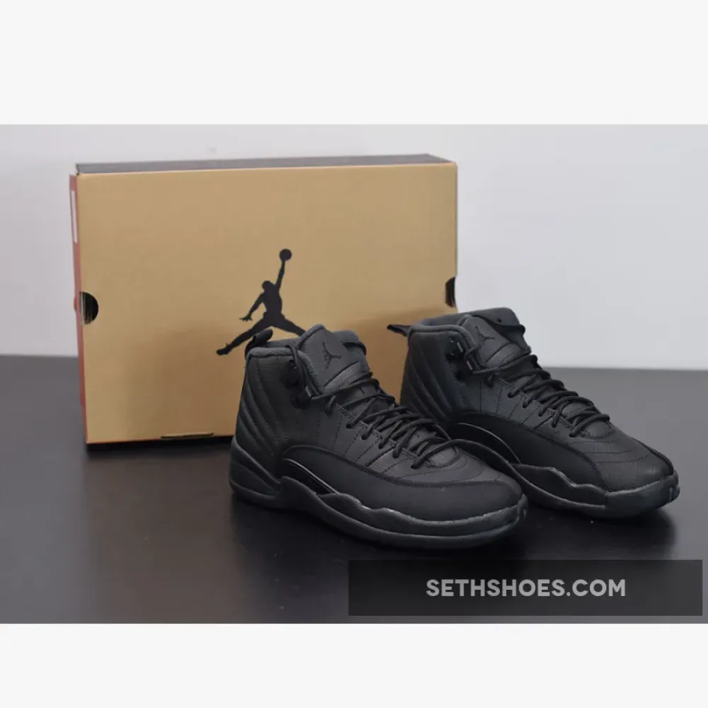 Air Jordan 12 “Winterized” Black/Black-Anthracite  BQ6851-001