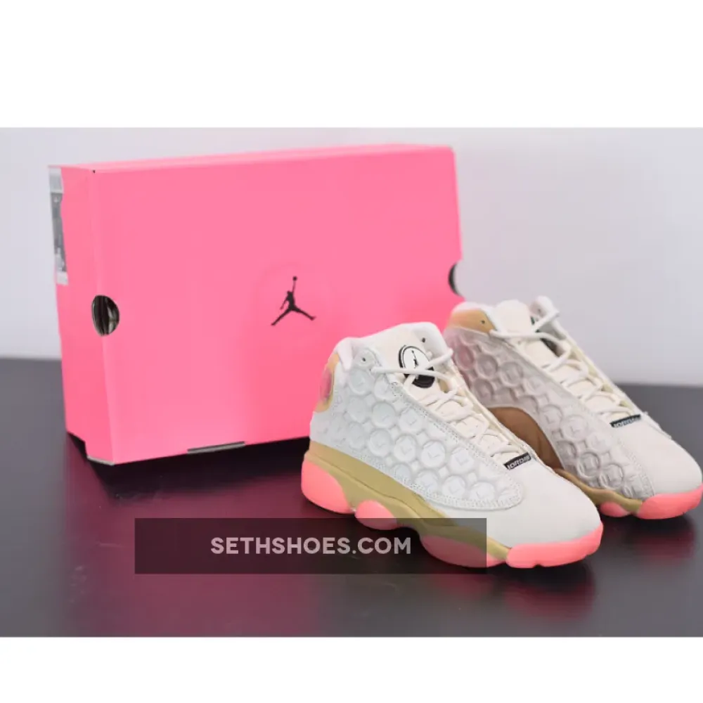 Air Jordan 13 ‘CNY’ Pale Ivory/Black-Digital Pink-Club Gold  CW4409-100