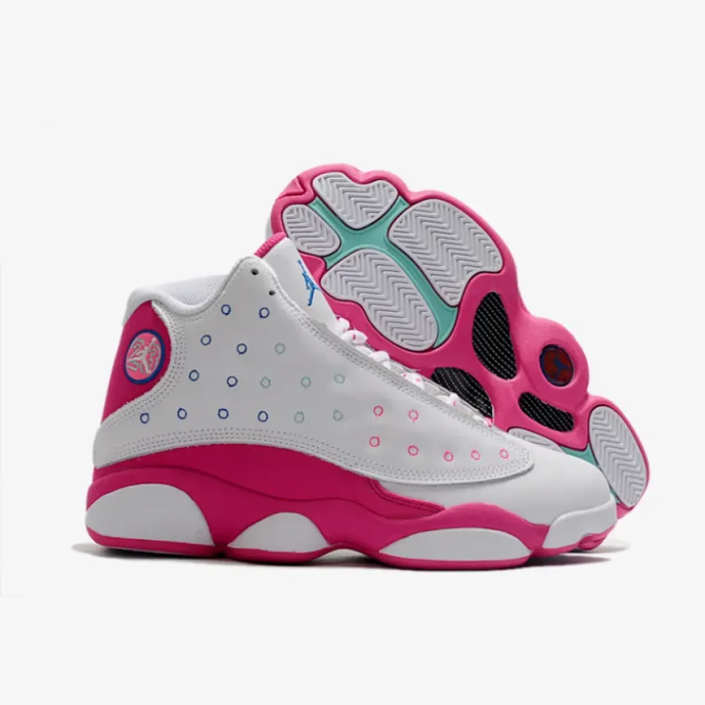 Air Jordan 13 GS White Pink