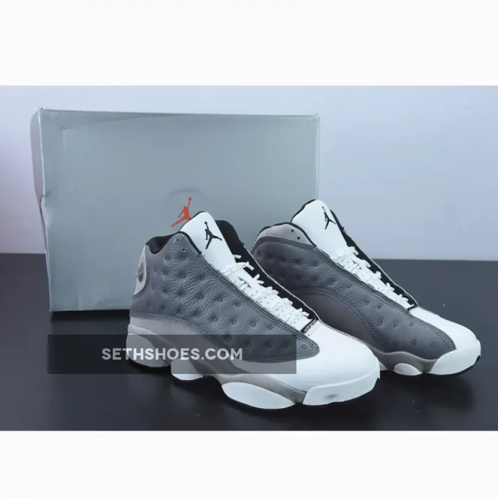 Air Jordan 13 Atmosphere Grey/White-University Red-Black  414571-016