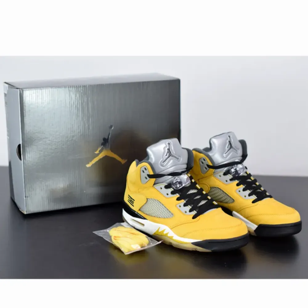 Air Jordan 5 “Tokyo 23” Varsity Maize/Anthracite-Wolf Grey-Black 454783-701