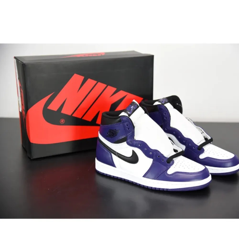 Air Jordan 1 High OG Court Purple/White-Black 555088-500