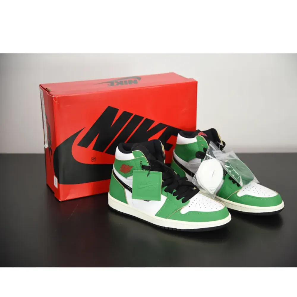 Air Jordan 1 High OG Lucky Green/White-Sail-Black DB4612-300