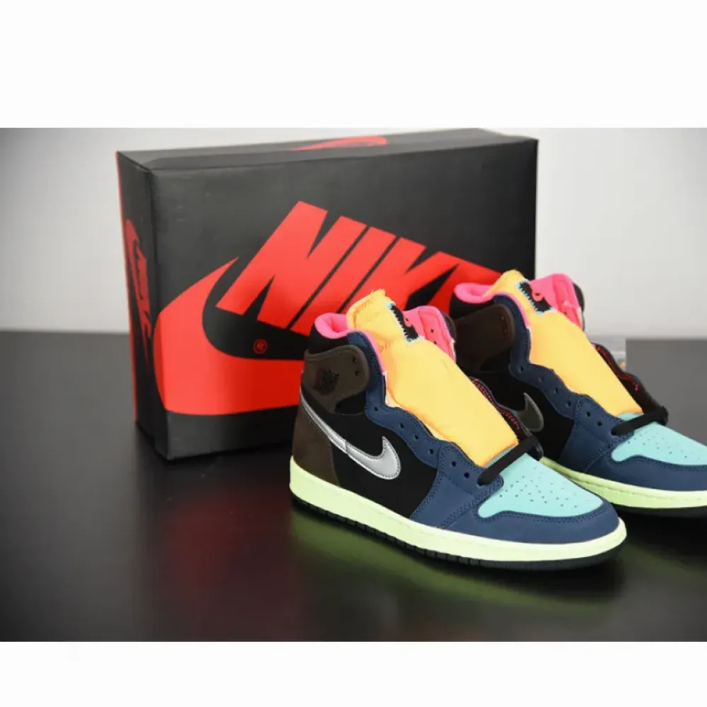 Air Jordan 1 High OG “Bio Hack” Baroque Brown/Black-Laser Orange-Racer Pink 555088-201