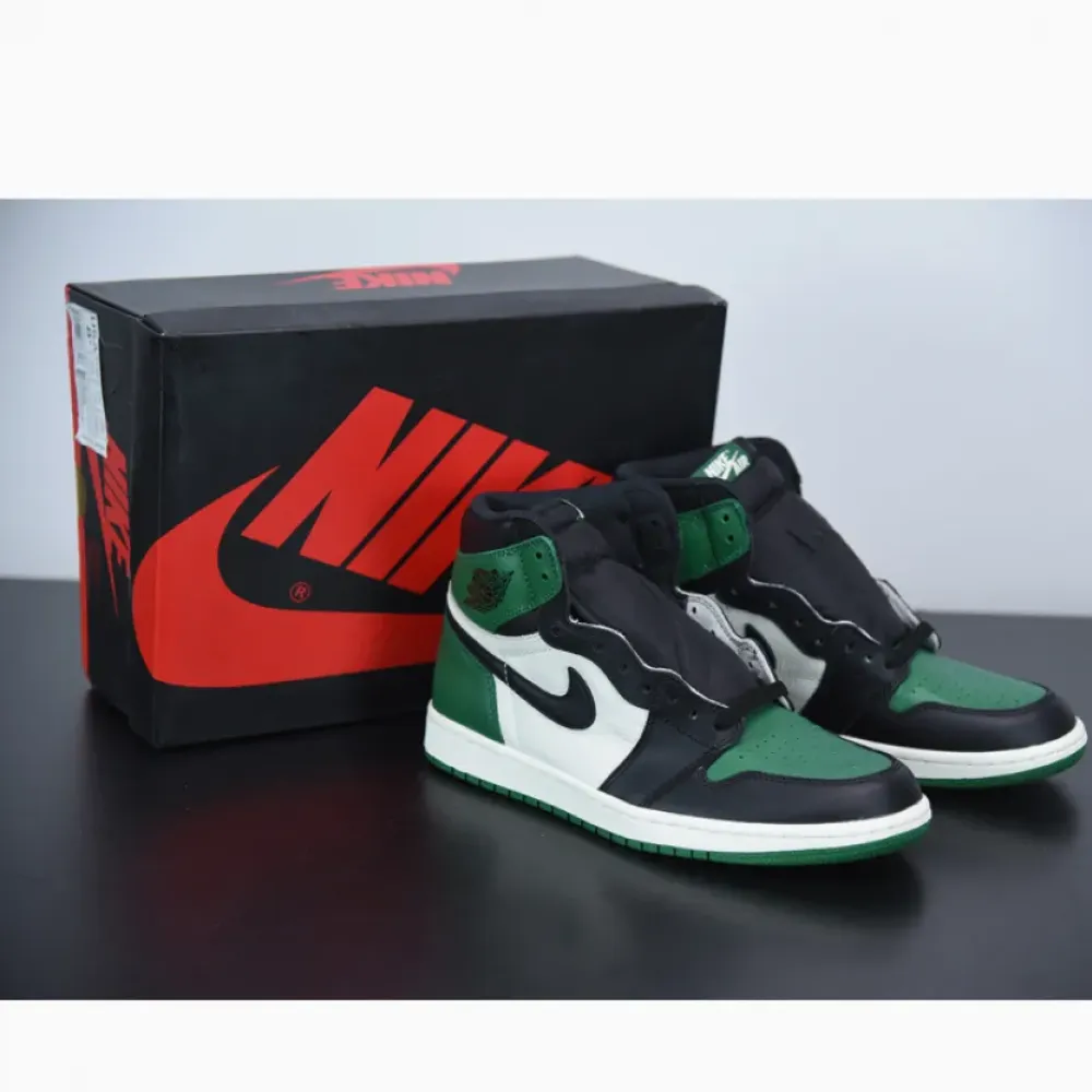 Air Jordan 1 Retro High OG Pine Green/Sail-Black 555088-302
