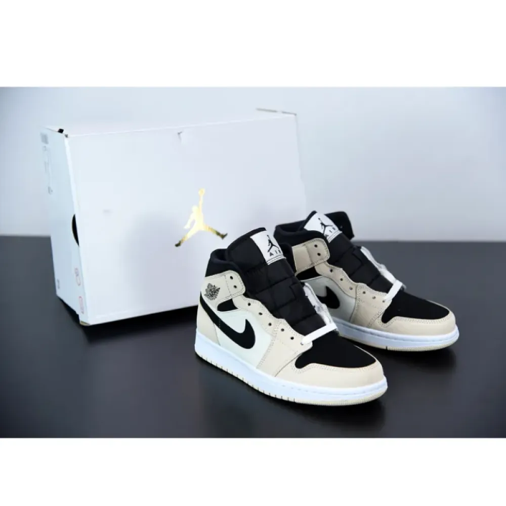 Air Jordan 1 Mid Guava Ice/Sail-Black 