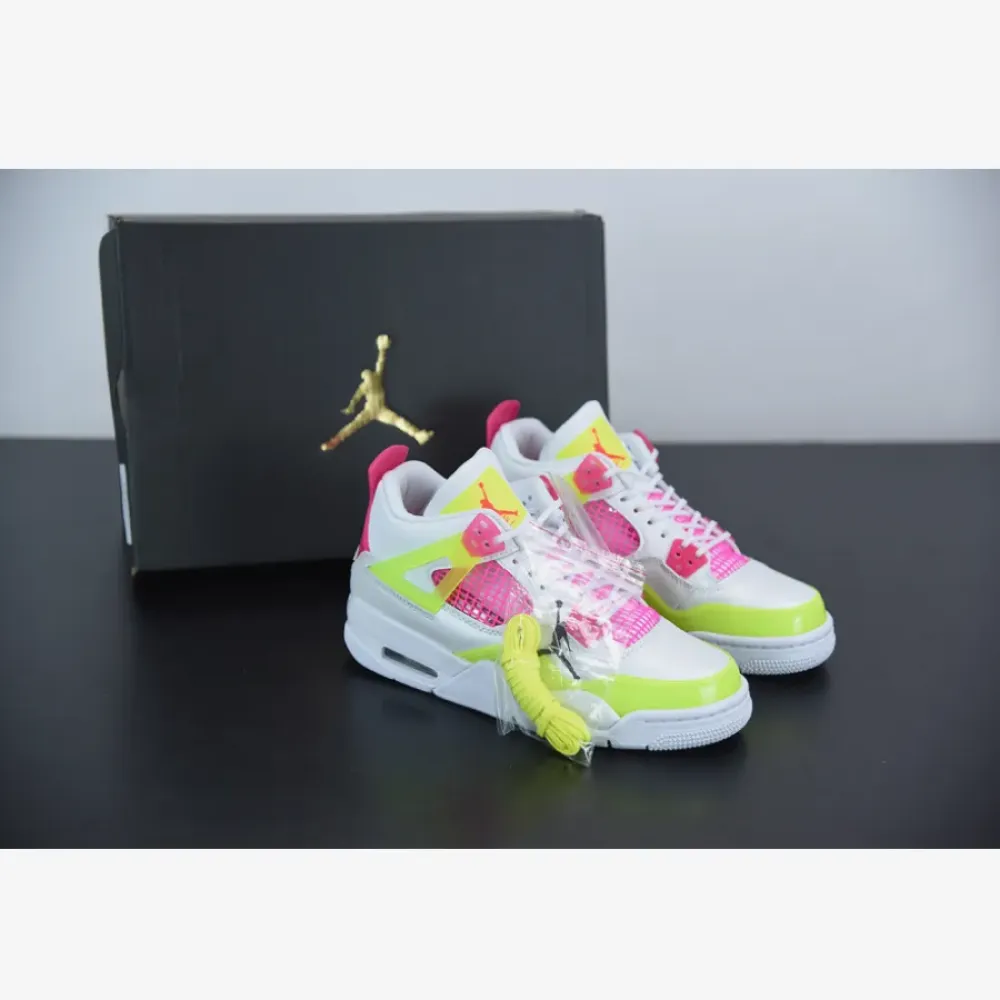 Air Jordan 4 GS Lemon Venom Pink Blast  CV7808-100
