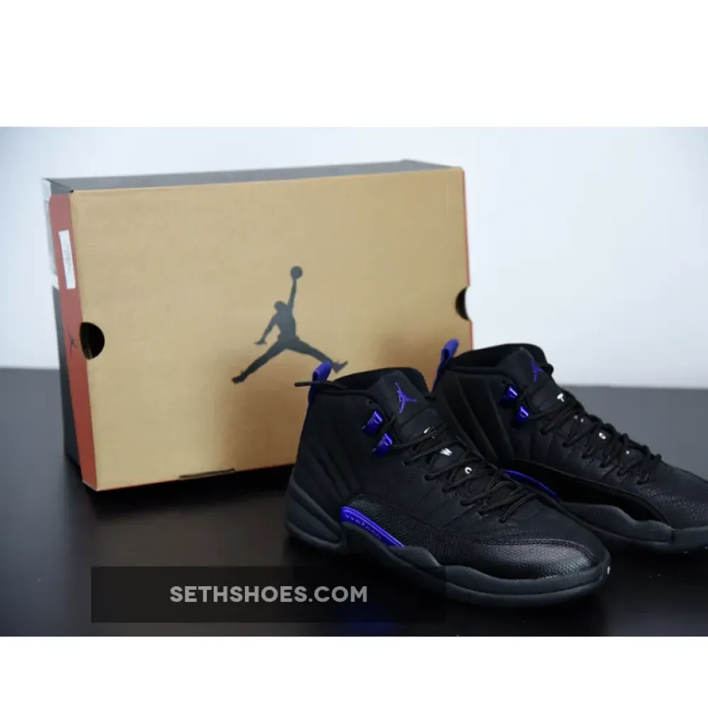 Air Jordan 12 Retro Black Dark Concord  CT8013-005
