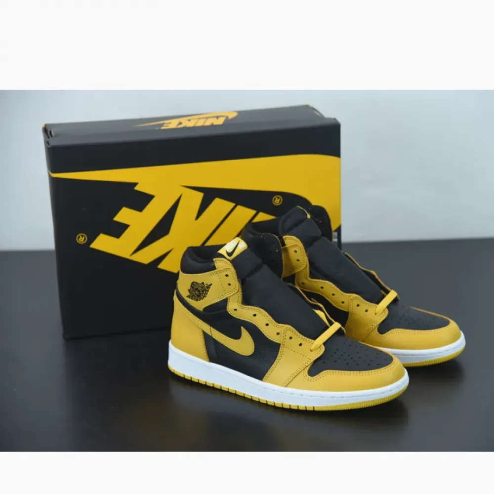 Air Jordan 1 High OG Pollen/Black-White  555088-701