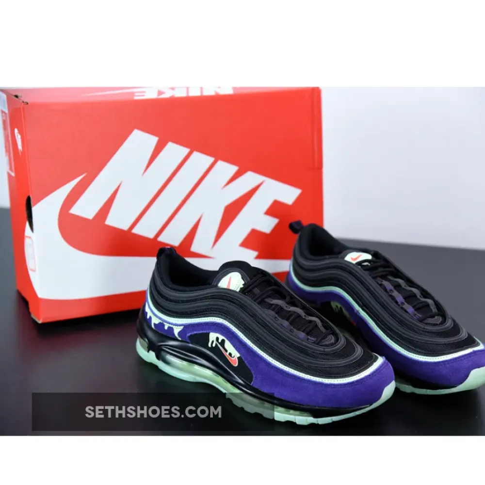 Nike Air Max 97 Slime Halloween Purple Black  DC1500-001