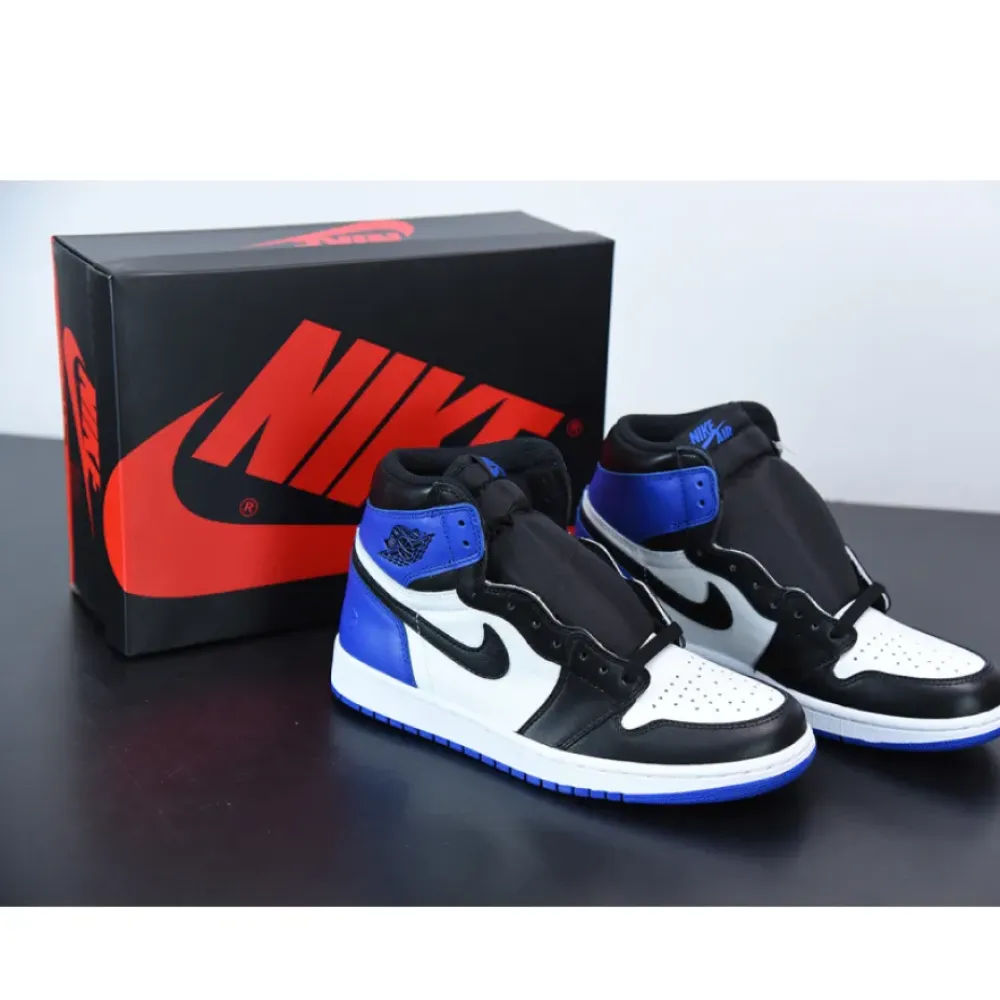 Fragment Design x Air Jordan 1 Retro High OG White/Sport Royal-Black 716371-040