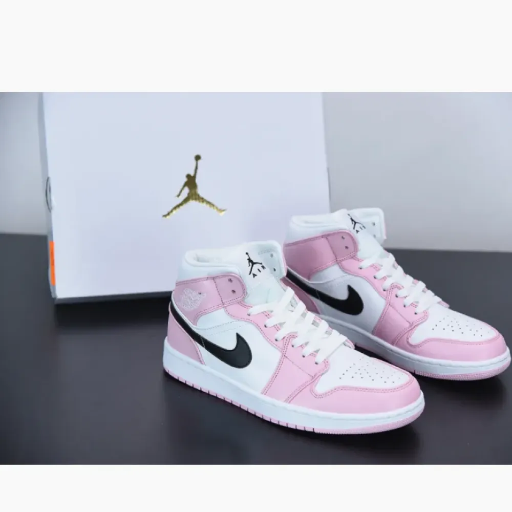 Air Jordan 1 Mid Barely Rose  BQ6472-500