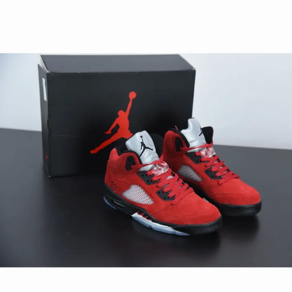 Air Jordan 5 “Raging Bull” Varsity Red/Black-White  DD0587-600