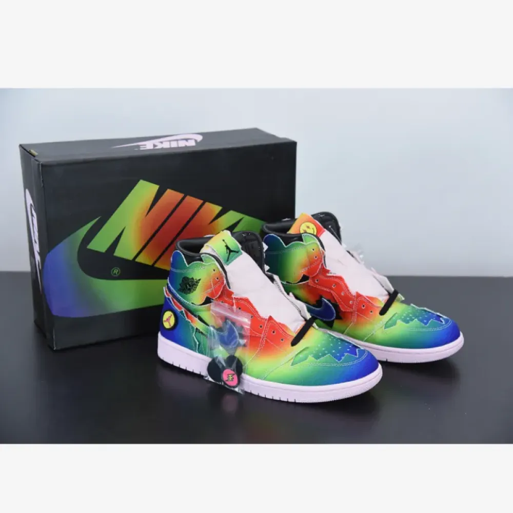 J Balvin x Air Jordan 1 High Multi-Color/Pink Foam DC3481-900